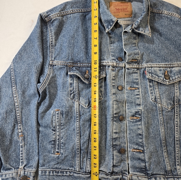 Vintage Levi’s 70507 Type III/3 Denim Trucker Jacket Size M 1992 EUC Retro 90's - Picture 10 of 12